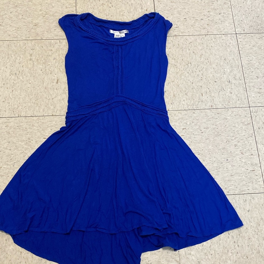Max Studio Royal Blue Fit and Flare Dress Small